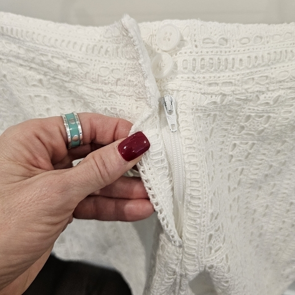 Tommy Bahama NWT White Port De Eyelet Lace Shorts Size 4 - Picture 7 of 15